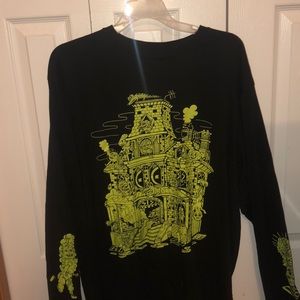 Killer Acid Graphic Longe Sleeve T-Shirt